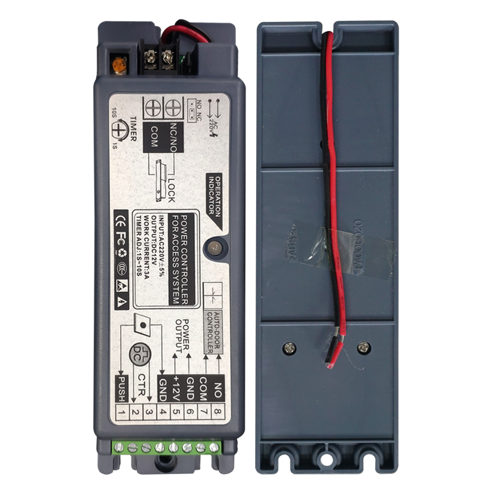 Bộ điều khiển nguồn đầu vào AC220V EA-34A cho hệ thống truy cập cửa có đầu ra DC 12V 3A 