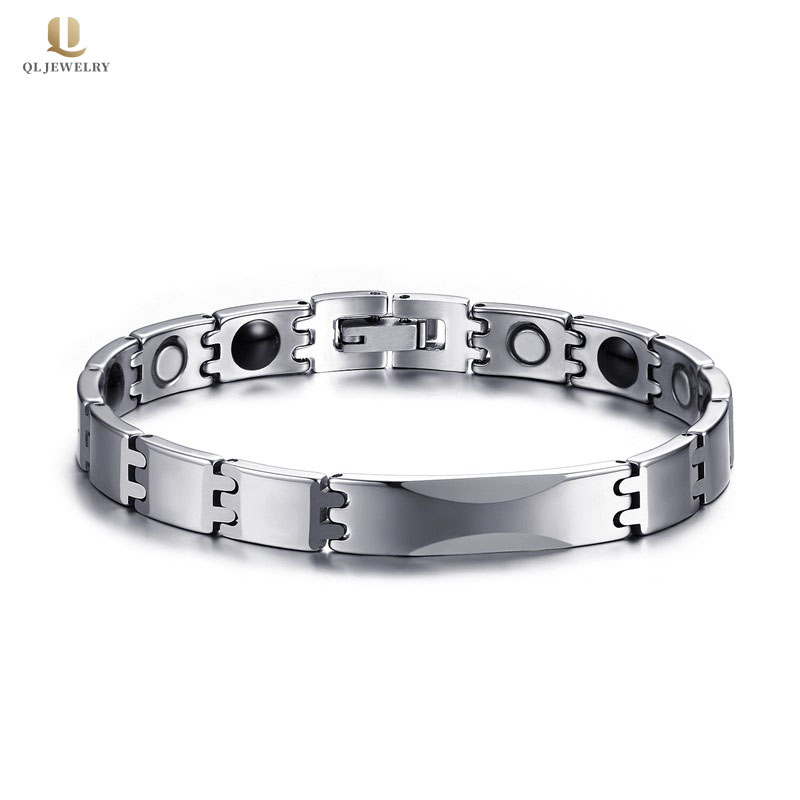 Hot selling Mens Tungsten Jewelry Health Care Tungsten Bracelet for Men with Magnets and germanium China Supplier