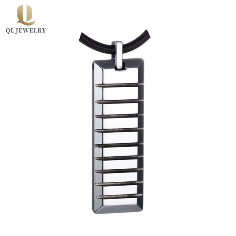 Monili da uomo popolare Moda gioielli in carburo di carburo di tungsteno Tag per uomo Collana in carburo di tungsteno Collana Cina Produttore