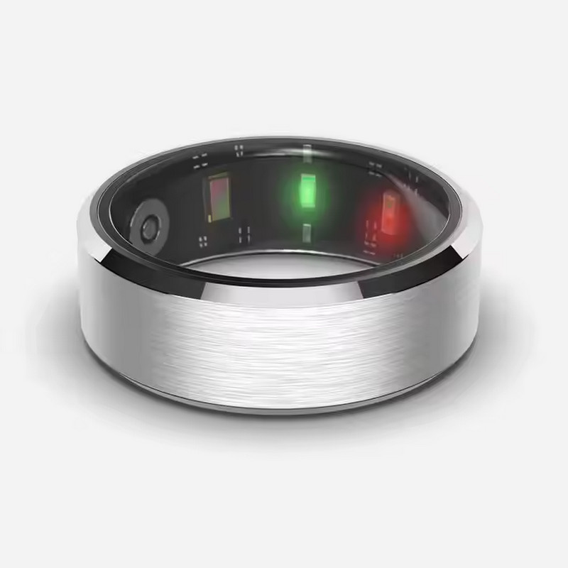 Venta caliente Tungsten Carbide Health Smart Ring OEM OEM Etiqueta blanca Ciotación Heart Water Impermeable Hot Modion Men Ring Sports China Fabricante