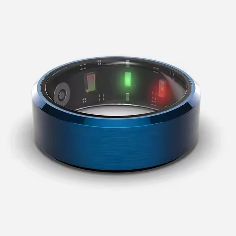 Venta caliente Capeización azul Tungsten Carbide Health Smart Ring OEM Etiqueta blanca Custom Heart Water IMPRARY HOTING MOLD Men Sports Ring Fabricante de China - Copia - M500S2