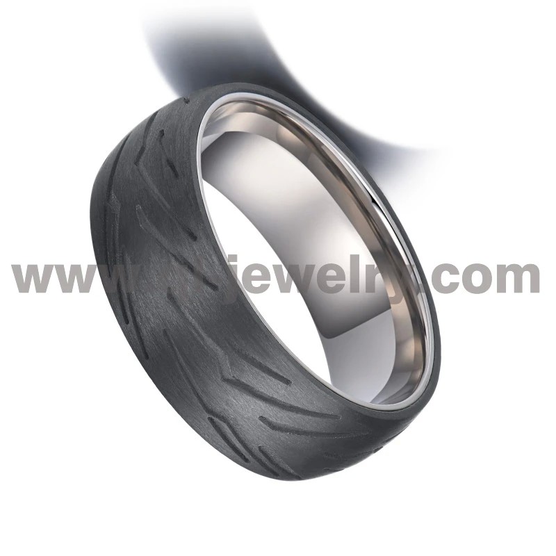 Embrace the Future with Black Carbon Fiber Rings