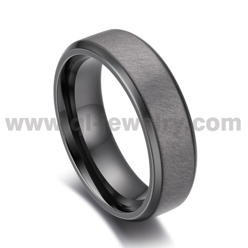 Обручальные кольца из чистого тантала премиум-класса диаметром 8 мм — нестандартные размеры и стили с косой матовой отделкой