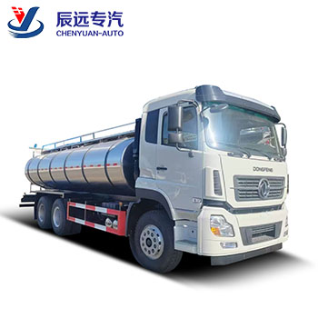 DongFeng brand15-20 cbm fresh milk tank truck transport truck supplier