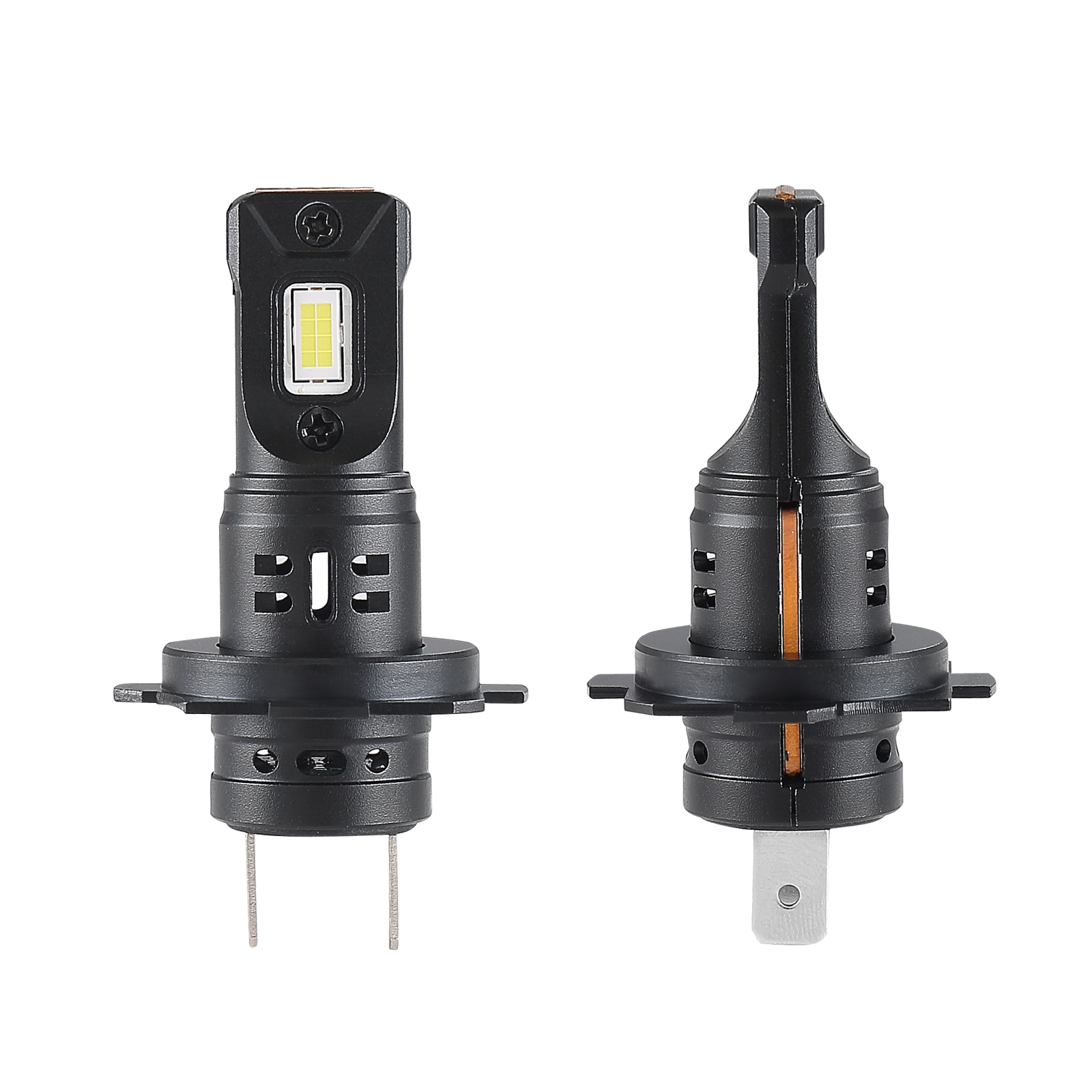 Unionlux Triple Heat Dissipation LED Bulb 12000lm H1 H3 9005 9006 H11 H7 H4 H1R2 All-in-one Aluminum Material LED Headlight Blub - COPY - 10fqsh