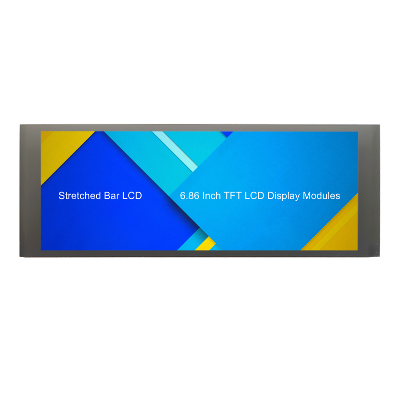 Stretched Bar LCD Display 6.86 Inch 480x1280 Stretch Bar Type LCD Touch Screen Panel (KWH0686ST01-C01)