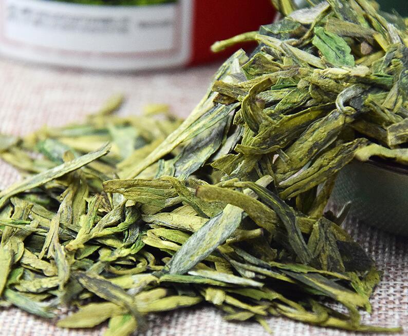 Haciendo el té verde de forma plana.