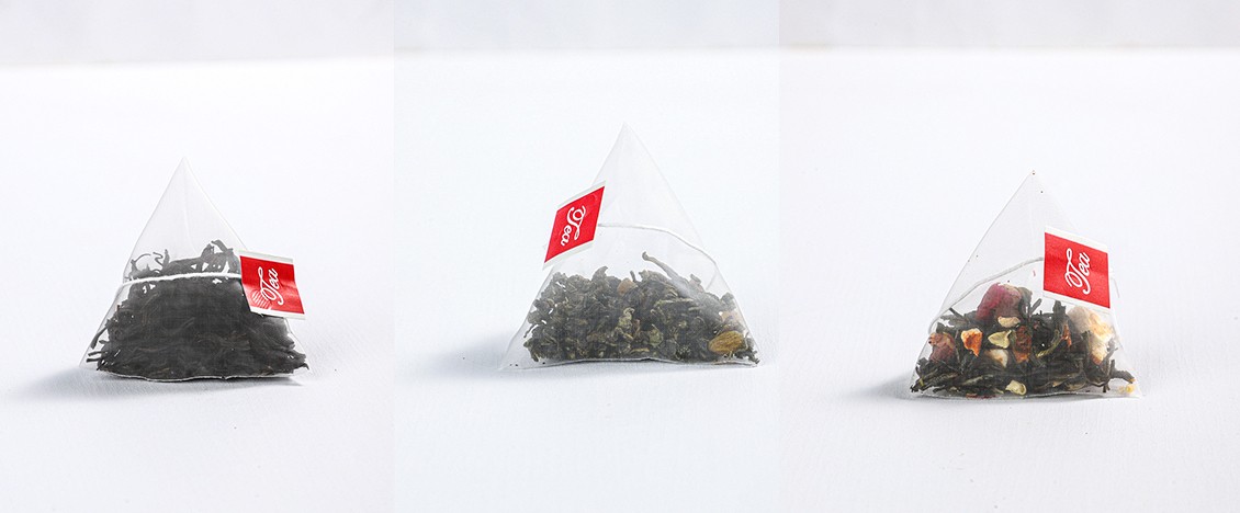 Pyramid tea bag