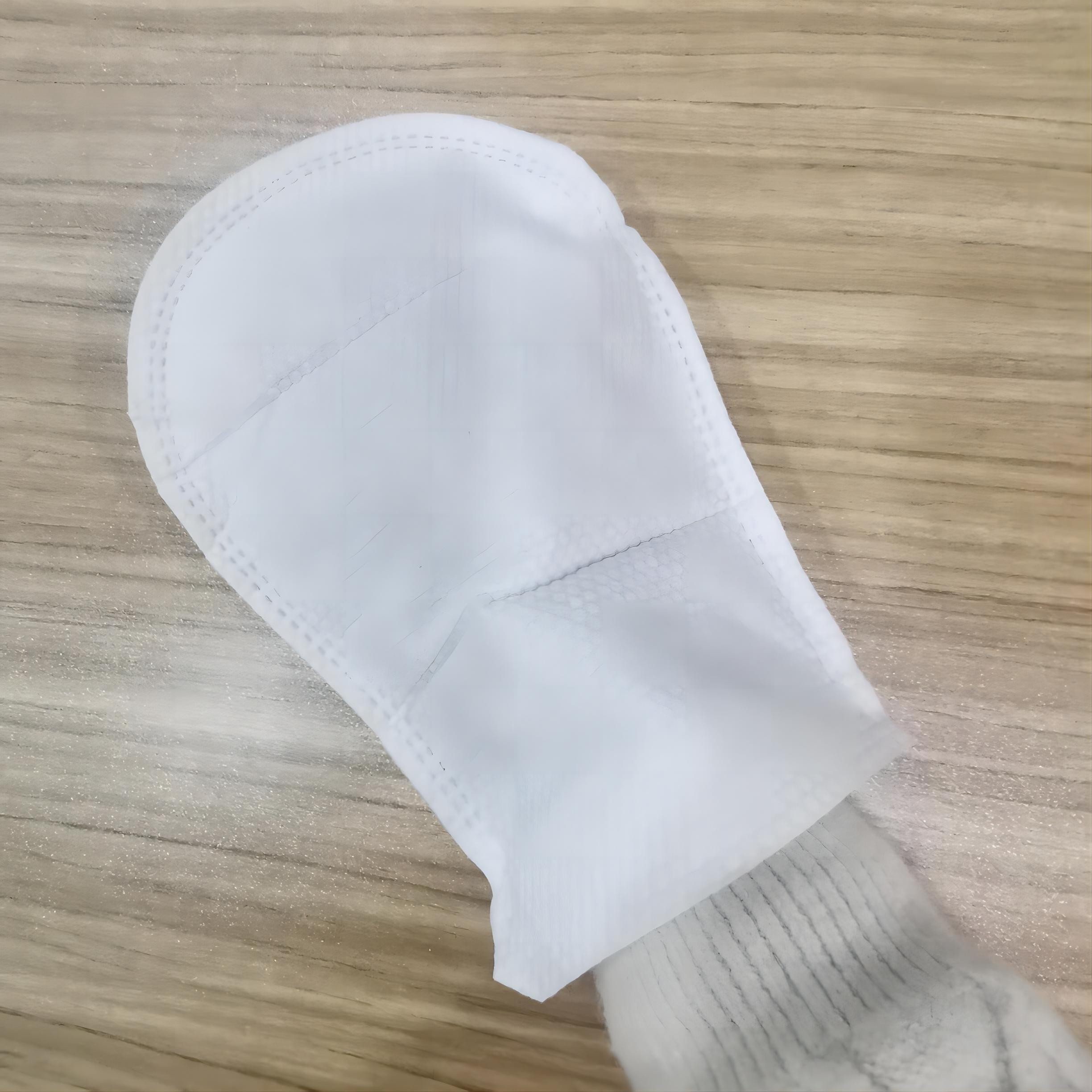 Limpieza no tejida spunlace del guante disponible mojado del lavado para el hospital