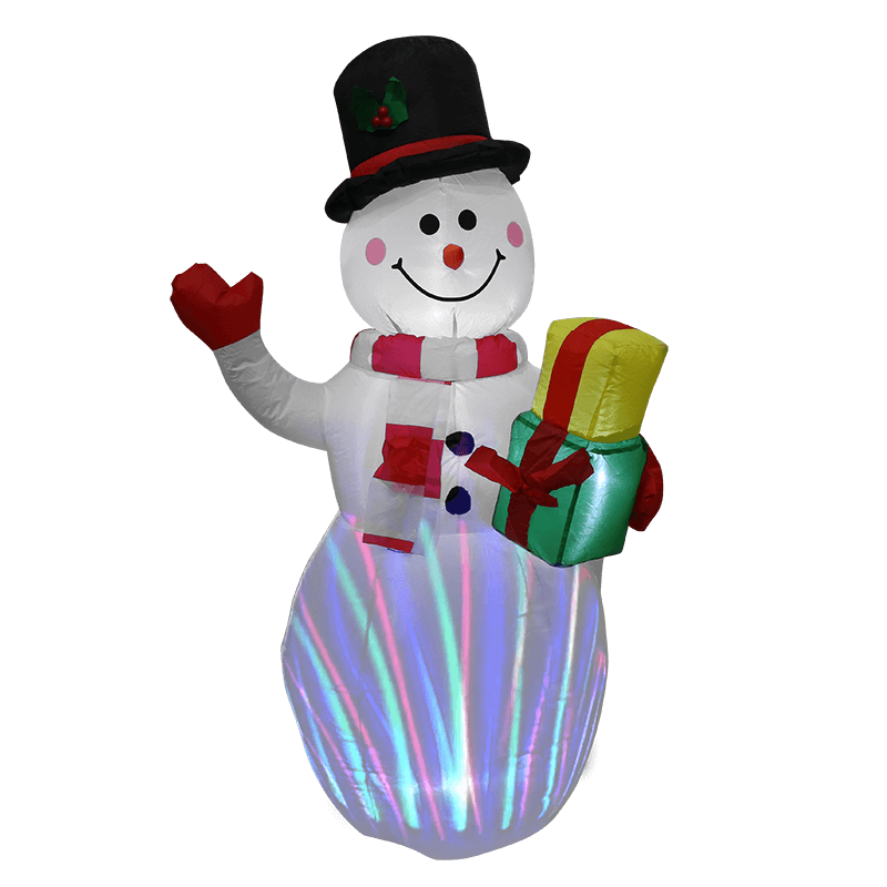 Senmasine Inflables navideños Adornos de múltiples estilos Oso Árbol de Navidad Muñeco de nieve Papá Noel Decoraciones al aire libre