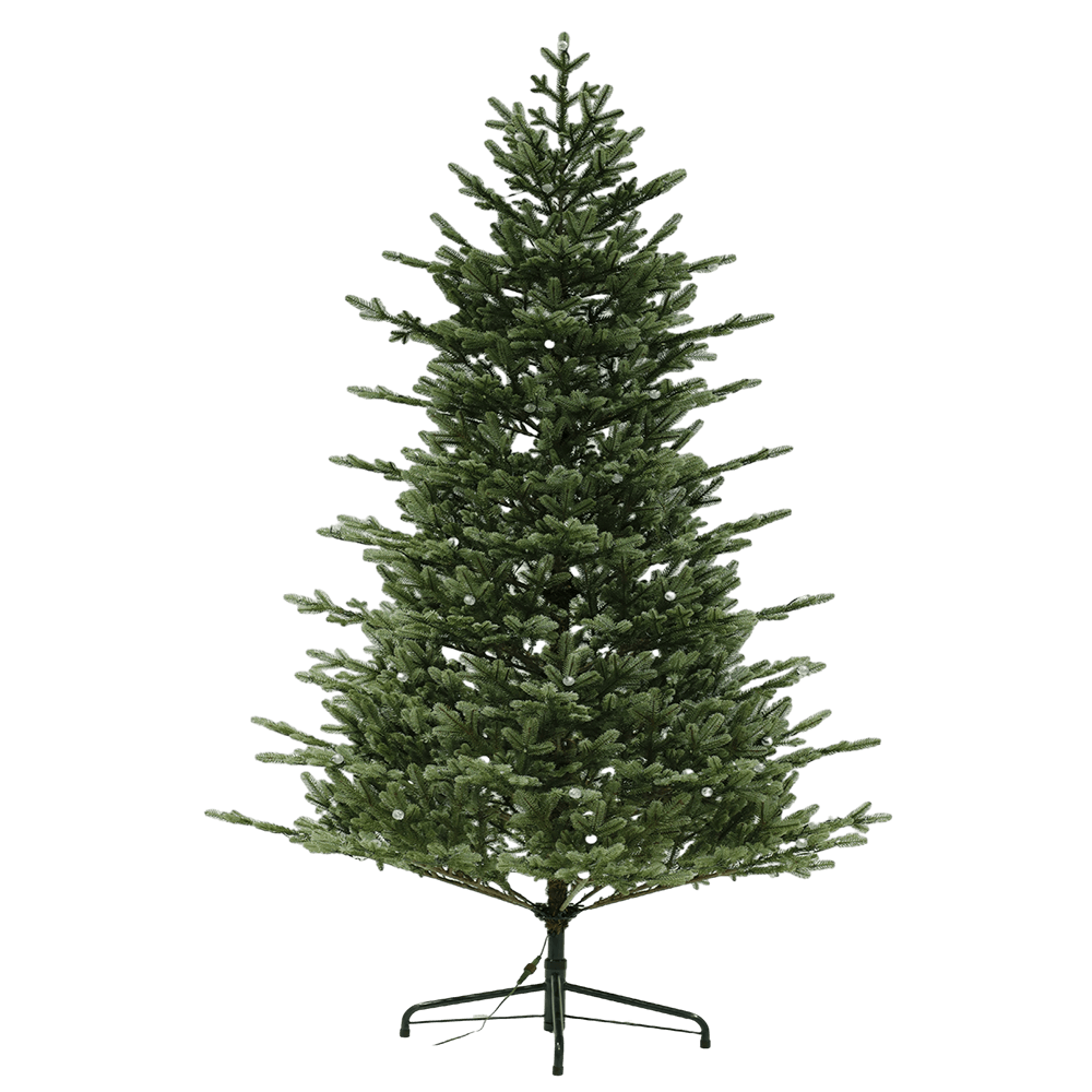 Senmasine 点灯済み 7.5 フィート人工 Pe クリスマスツリー LED ライト付き屋外ホリデーパーティークリスマスデコレーション