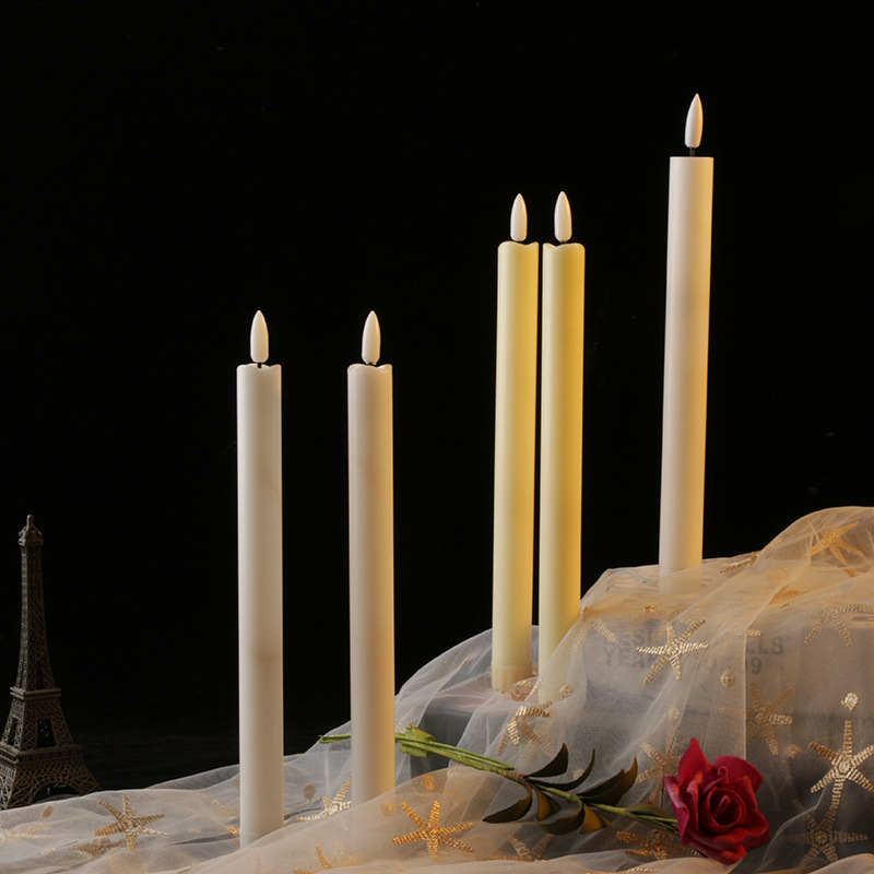 Senmasine настоящий воск, беспламенные светодиодные конические свечи, свечи с дистанционным управлением, нетоксичные, без запаха, бездымные украшения для дома