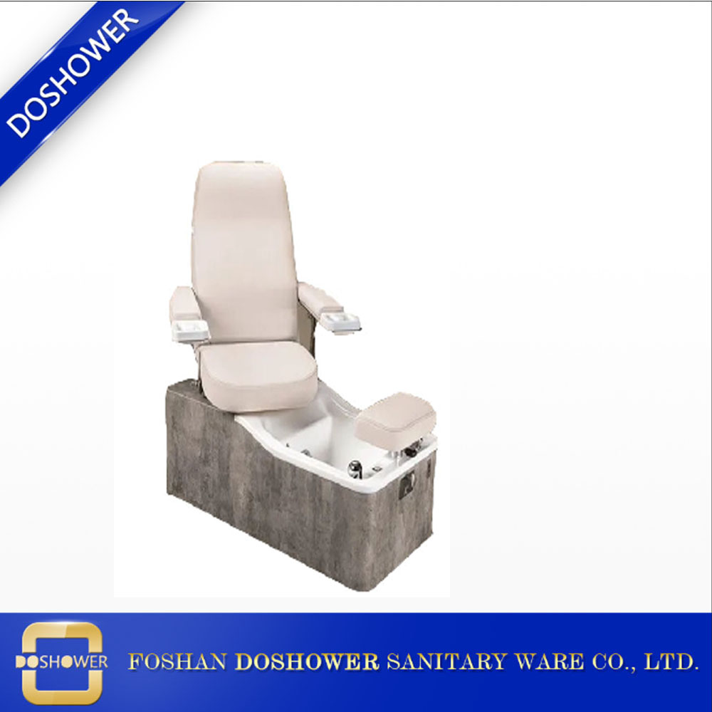 China Cadeira de pedicure de madeira com encosto ajustável com função de massagem DS-P1028 fábrica