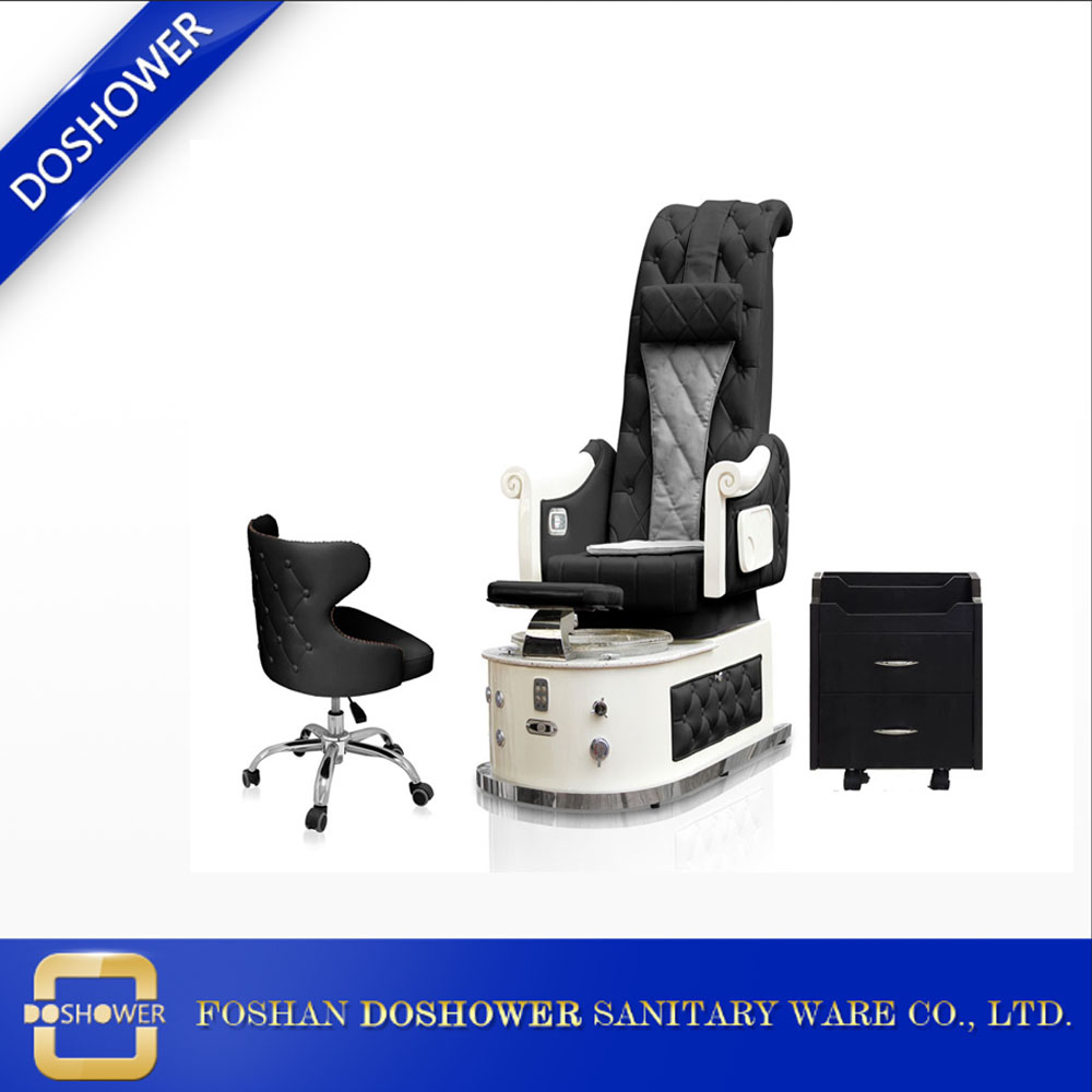 Proveedores de sillas de diseño de pedicura de lujo DS-P1206 a prueba de acetona con respaldo alto Queen