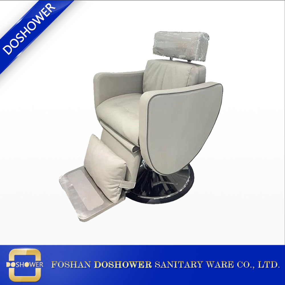 Fornecedores de cadeiras de barbeiro elétricas com encosto de cabeça ajustável DS-B0116