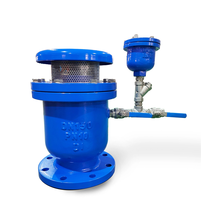 Válvula de liberación de aire con brida DN50-DN300 roscada de hierro dúctil BS EN para línea de agua