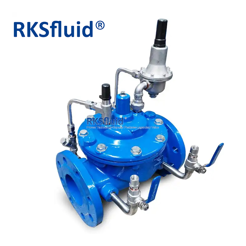 Factory direct price 200X adjustable ductile cast iron water pressure reducing control valve dn100 dn150 pn16 contact me for customization