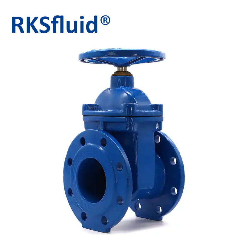 Rubber Soft Seal Ductile Iron BS5150 Non-rising Stem Flanged End Gate Valve