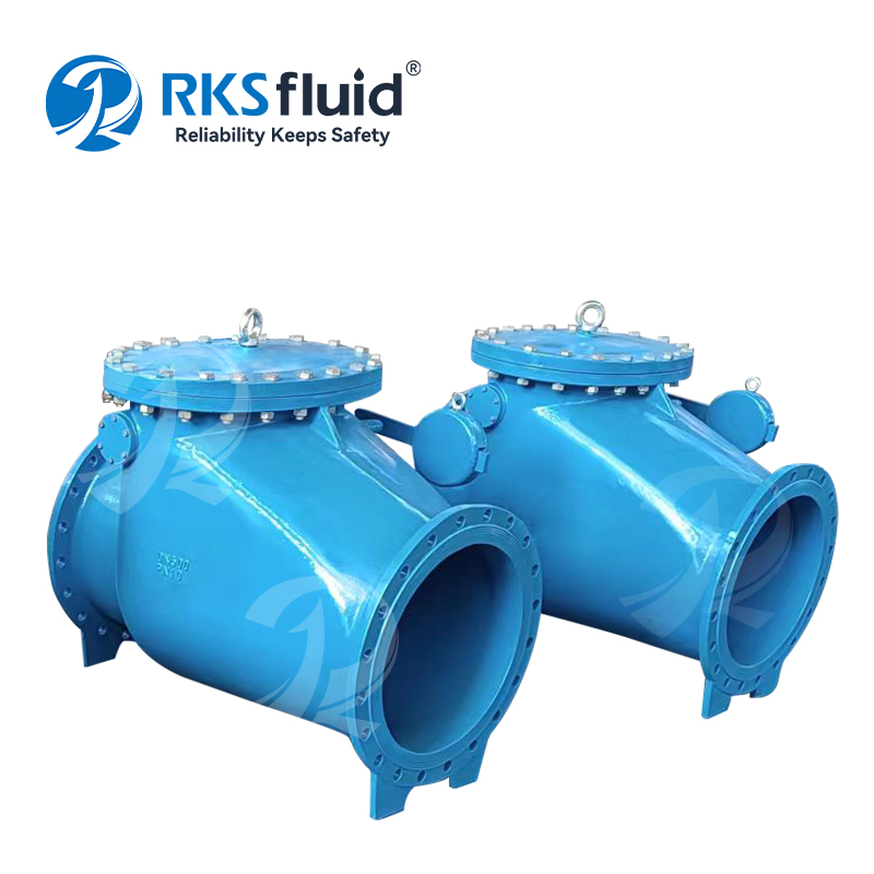 DIN3202 F6 ductile iron flange swing check valve PN16 for water