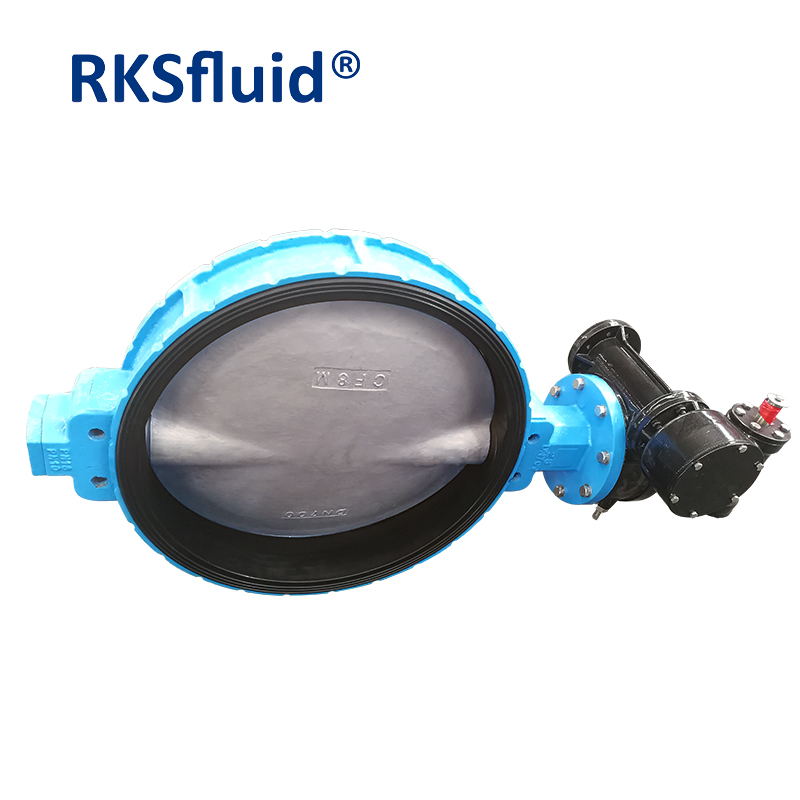 Factory Direct DN700 PN16 DI CF8M Flange Butterfly Valve Price List