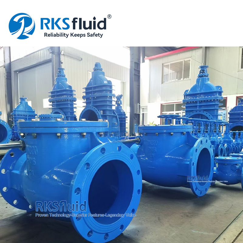 Factory Manufactured 12 inch dn300 dn450 Ductile Iron Wafer Swing Check Valve for Water