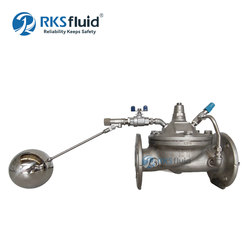 Valve Customized DN65 DN100 EPDM Seated Stainless Steels Float Control Valve PN16 PN25 for Water Treatment