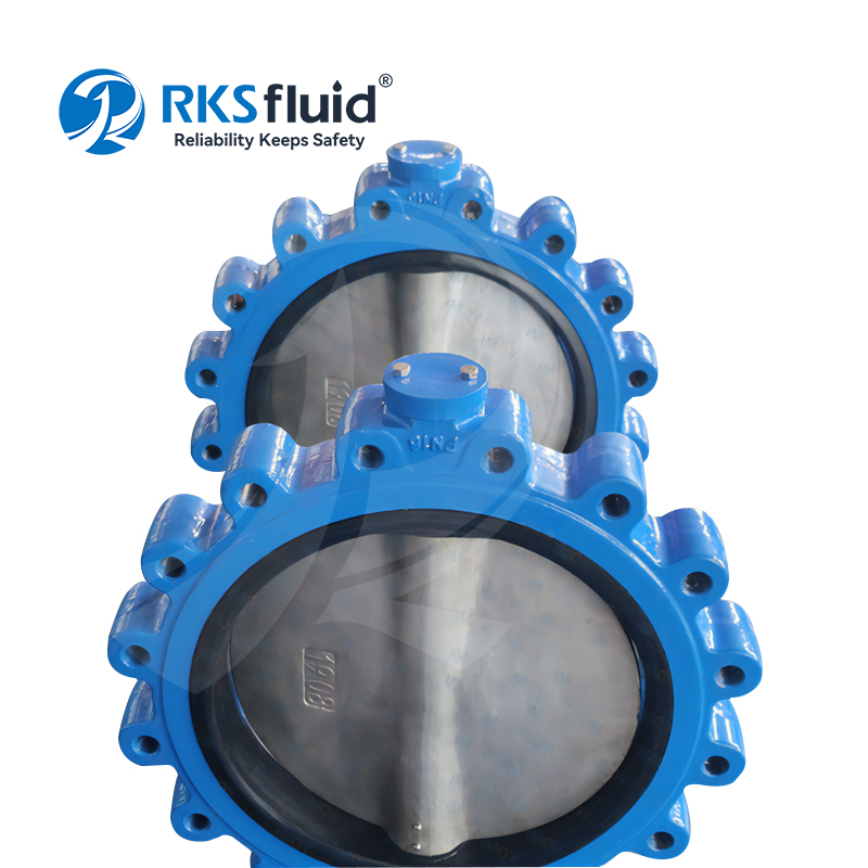 Hydra Series Resilient Seat Cast Iron EPDM Seat Lug Type Butterfly Valve DN200 DN300 DN350 Price List
