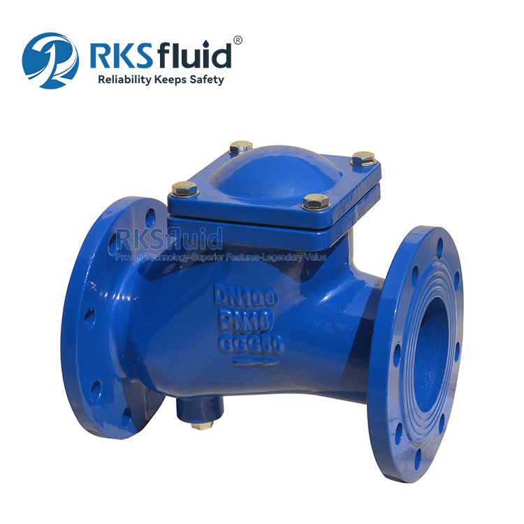 Customizable High Quality GGG50 Ductile Iron DN200 Ball Check Valve Flange End PN10 for Sewage