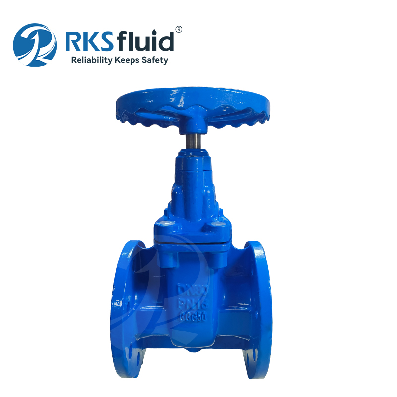 BS5163 metal seated wedge flange gate valves DN80 DN100 DN300 PN16 for drinking water