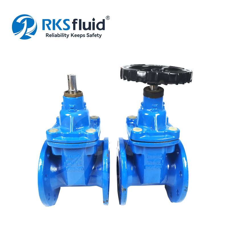 Factory Supply BS5163 Non-Rising Stem DN80 DN100 Resilient Seated Flange Ductile Iron Gate Valve PN16