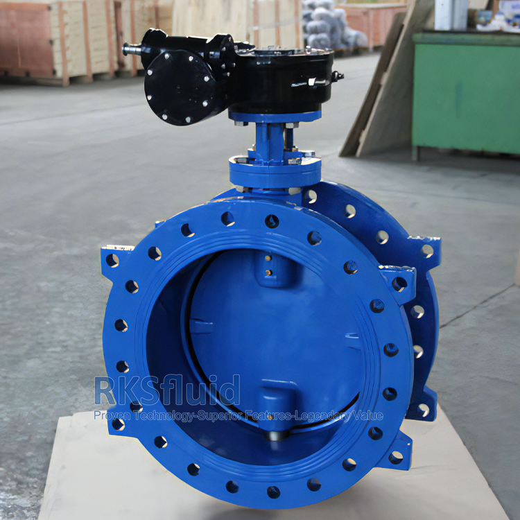 Fast Delivery Athena Series DN600 DN1000 Ductile iron Double Eccentric Butterfly Valve PN10 PN16 for Water
