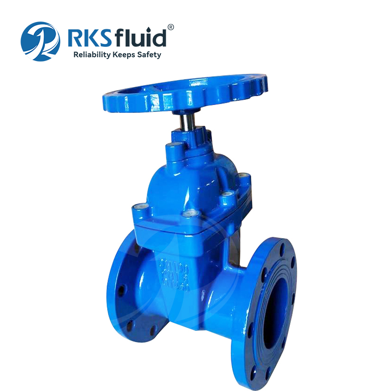 High Quality BS 5163 Professional Manufacture Ductile Iron QT450 Resilient Seated Flange Gate Valve DN100 DN200 PN16