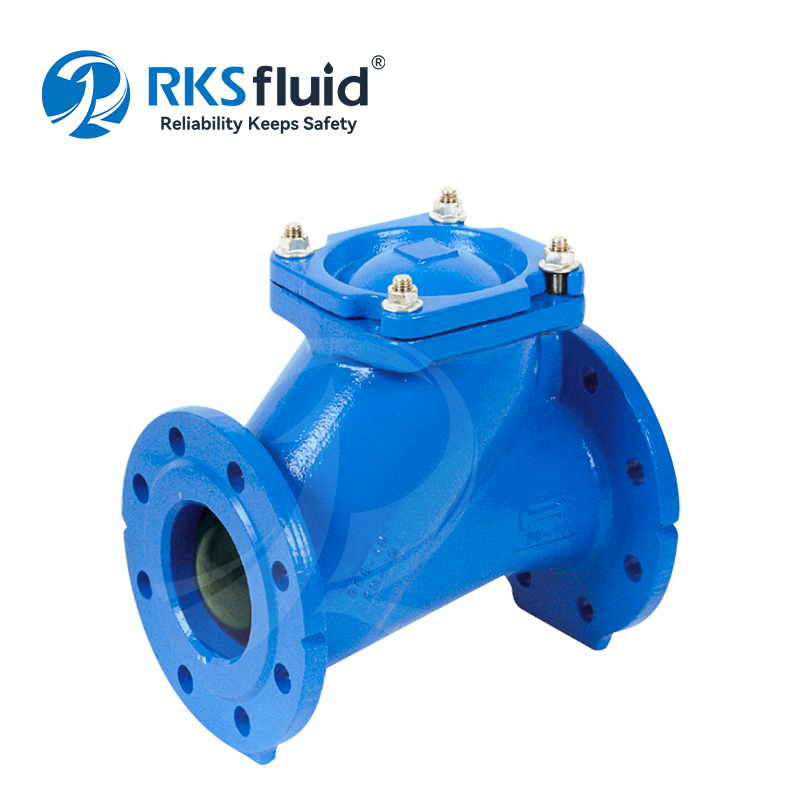 OEM Customizable Check Valve Water Suppliers Ductile Iron DN200 Flange Ball Check Valve PN10 PN16