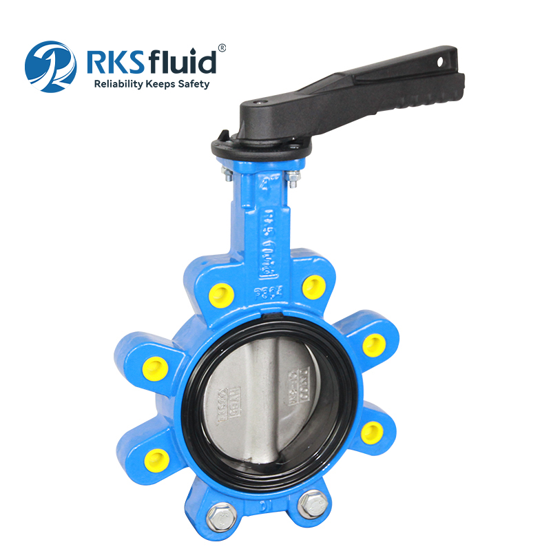 Factory Direct Sales 600mm Ductile Iron dn250 Lug Style Butterfly Valve Class150 with Electric Actuator