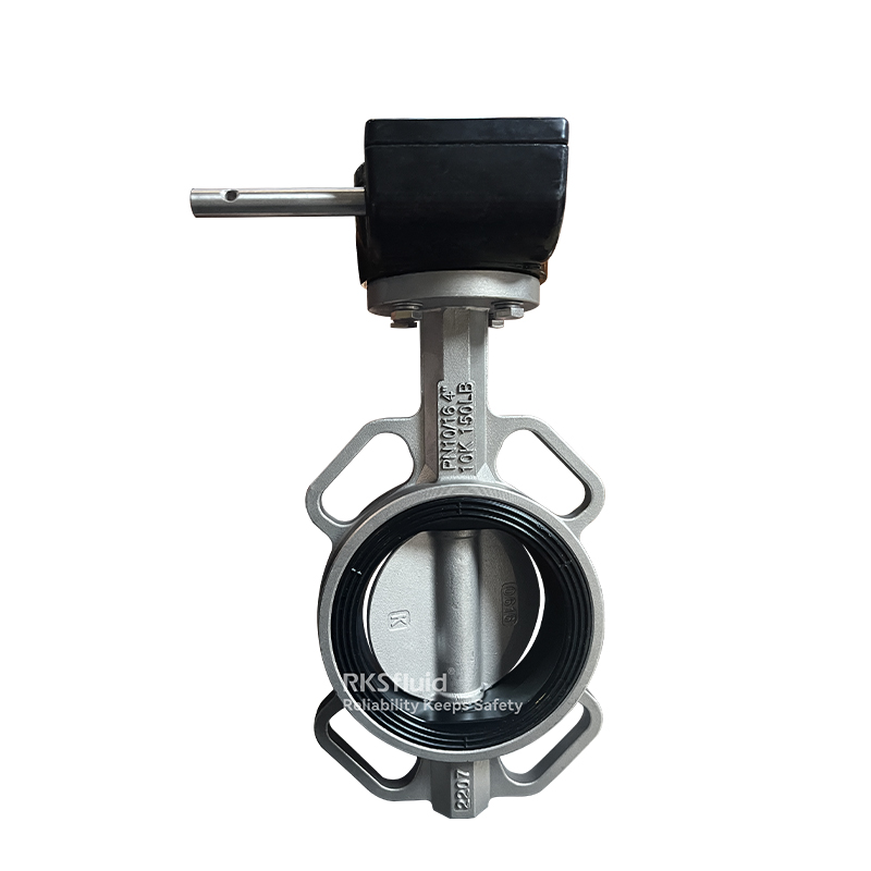 China Valve Manufacturer API609 Stainless Steel 150lbs 4inch Wafer Centerline butterfly Valve  DN100 PN10 PN16