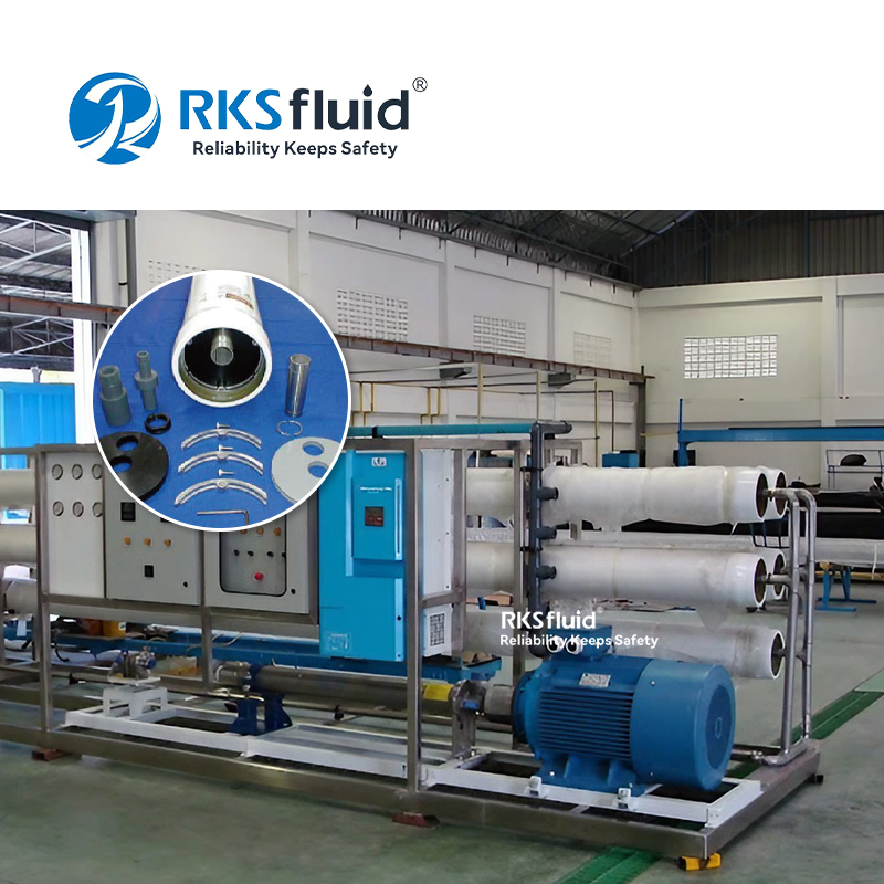 PV-KN8-Series End Port 8 Inch Fiberglass Pressure Vessels for Reverse Osmosis