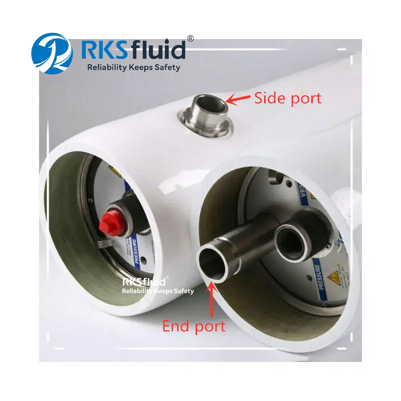 RKSfluid Thailand Factory FRP Membrane Housing 400psi End-Port Design Pressure Vessels ASME X