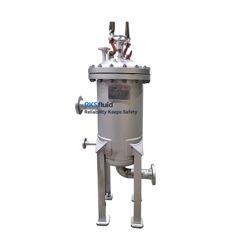 RKSfluid factory direct cartridge filter housing stainless steel 30 inch customized in water treatment