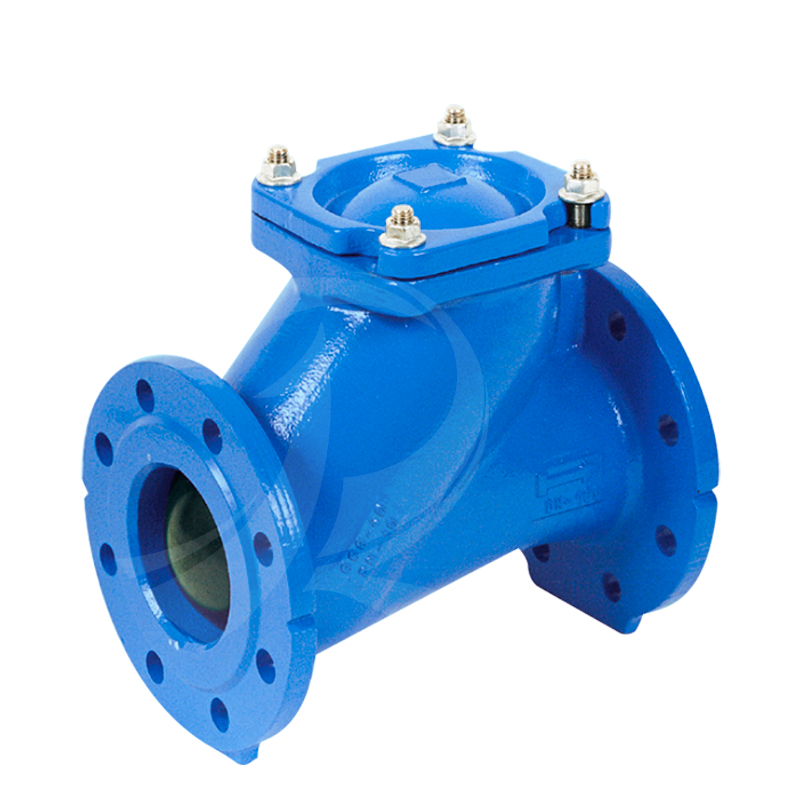 Factory Direct DIN Customized Ductile Iron Flanged Ball Check Valve dn80 dn100 for Wastewater
