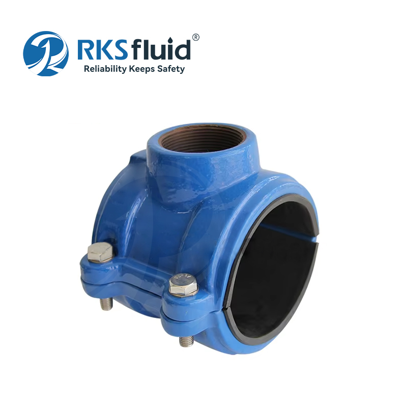 rksfluid Cyclopes 시리즈 110mm 안장 클램프 파이프 관개 파이프 시스템을위한