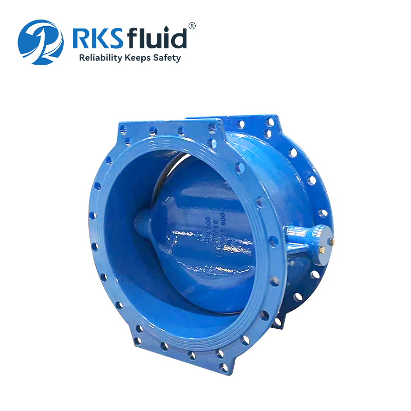 DN600 PN16 Double Eccentric Flange Butterfly Valve
