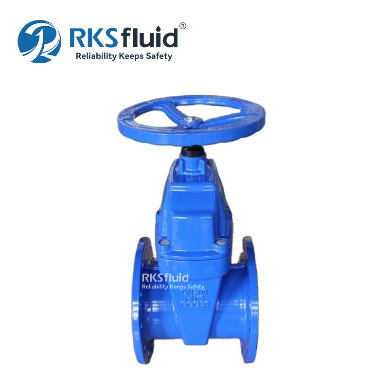 DIN F4 DN80 PN16 Resilient Sealing Gate Valve