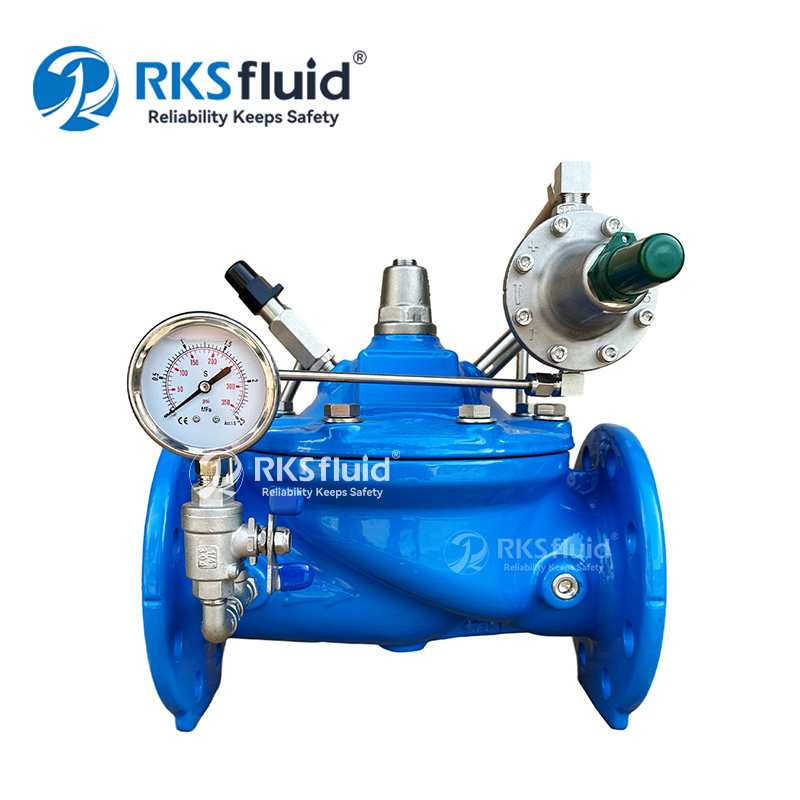 Schnelle Lieferung DN50-DN1000 Industrial PRV duktile Eisenwasserdruckreduzierung Ventil PN10/16/20/40/Class150