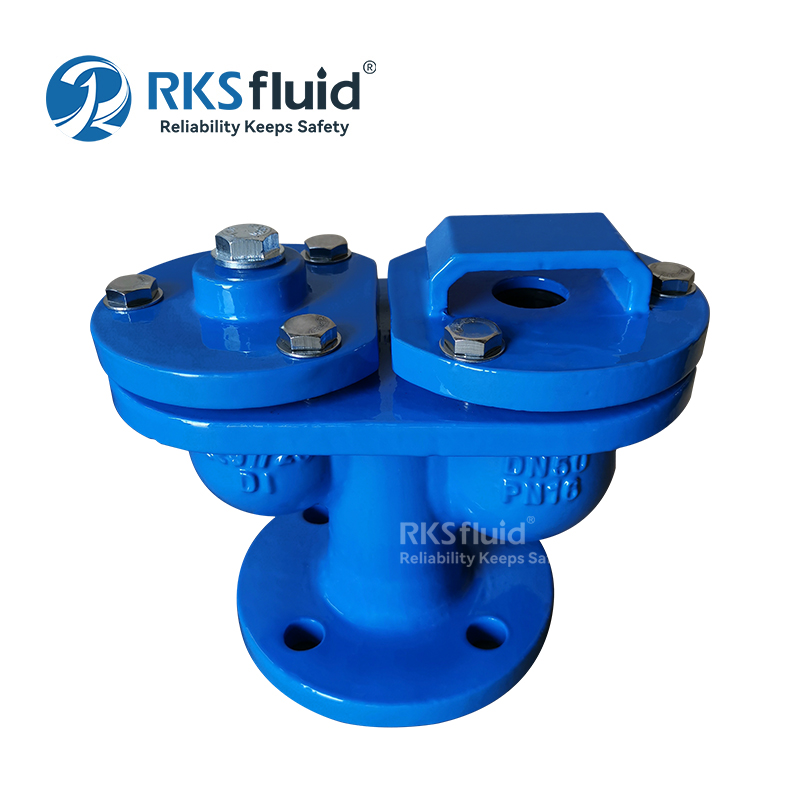 OEM ODM personalizado EN1092-2 Válvula de aire de doble orificio de brida DN50 PN10 PN16