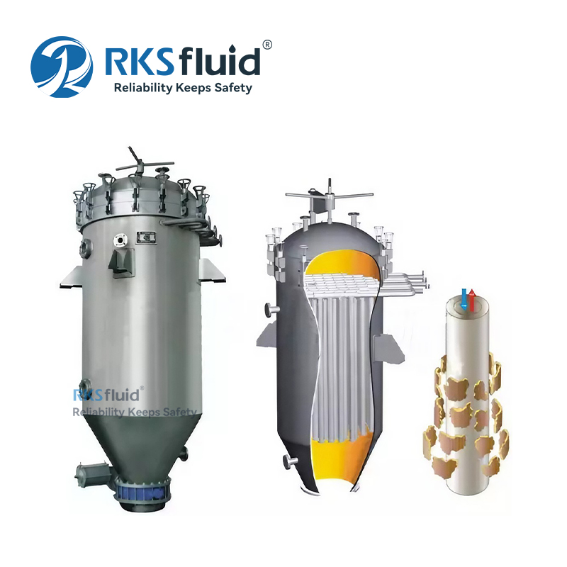 Китайский производитель фильтров, индивидуальная свечная фильтрационная система для промышленного разделения твердой и жидкой фаз