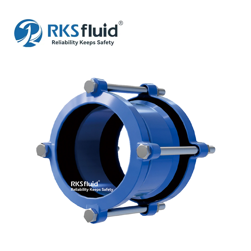 Китайский производитель ковкого чугуна, труба из ПЭВП, универсальная широкодиапазонная гибкая муфта, легкий вес для трубного соединения