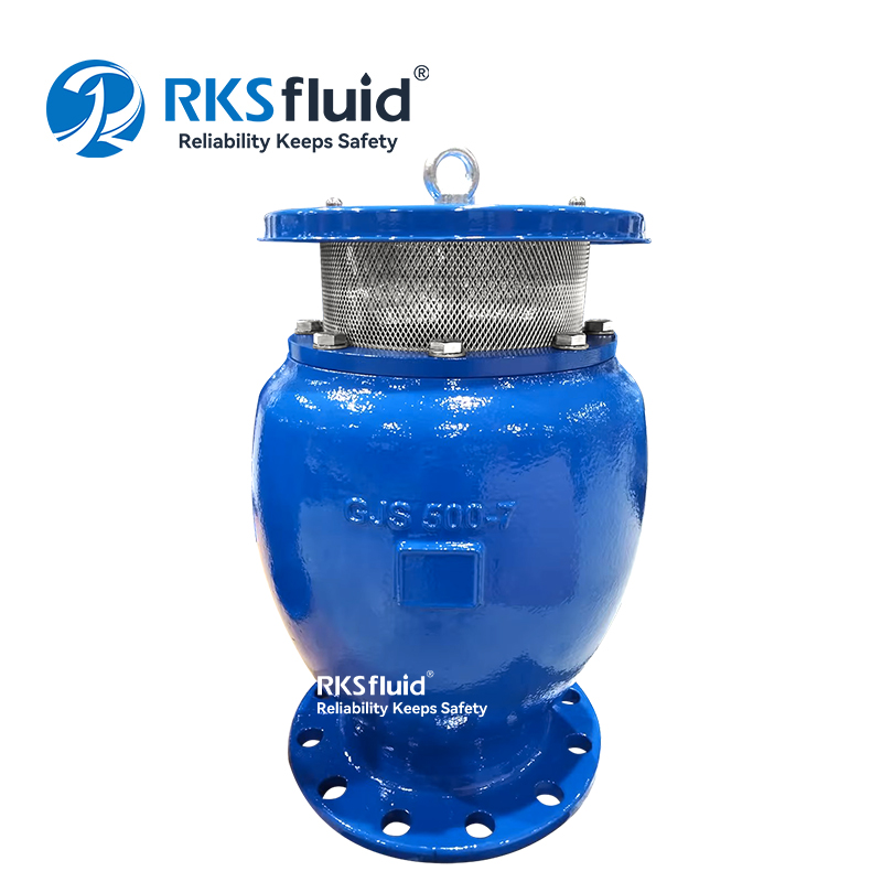 RKSfluid 밸브 공장 가격, DI 자동 공기 밸브 DN 200 PN16