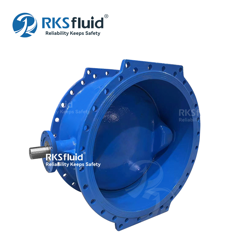 연성 철 이중 오프셋 버터플라이 밸브 | PN10 PN16 PN25 소프트 씰 고성능 버터플라이 밸브 공장