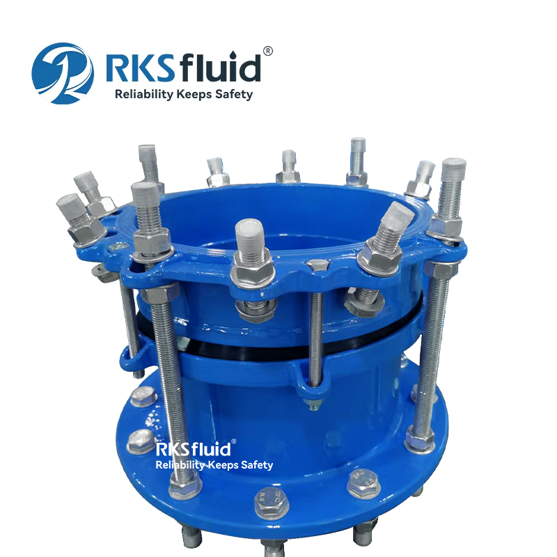 Junta de desmontagem de flange dupla de ferro dúctil de instalação flexível de alta qualidade para tubo DI