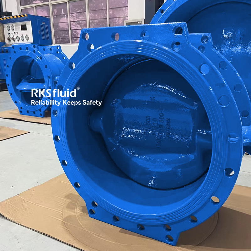 Фланцевый дисковый затвор из ковкого чугуна серии Athena, двойной эксцентрик, PN10 PN16 PN25